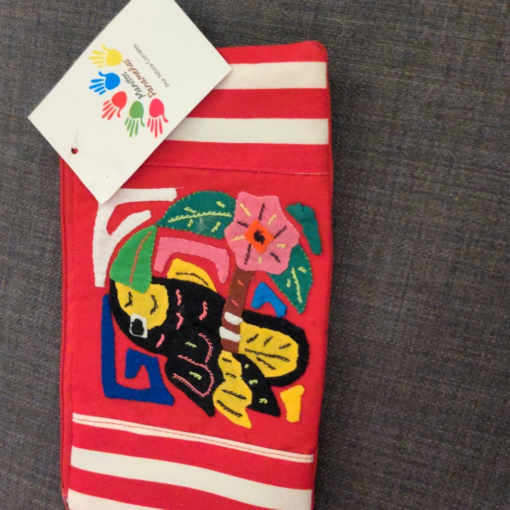 Makeup bag from panama